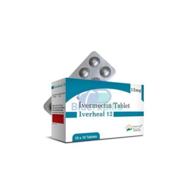 Iverheal 12 mg Tablets at Lowest Cost -  Bluerxpills