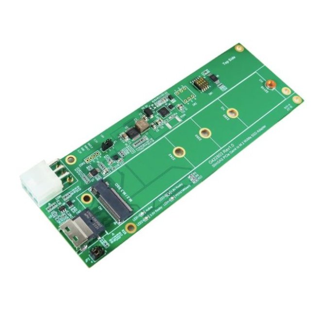 Purchase SlimSAS 4i (SFF-8654) PCIe 4.0 x4 to M.2 NVMe SSD Adapter