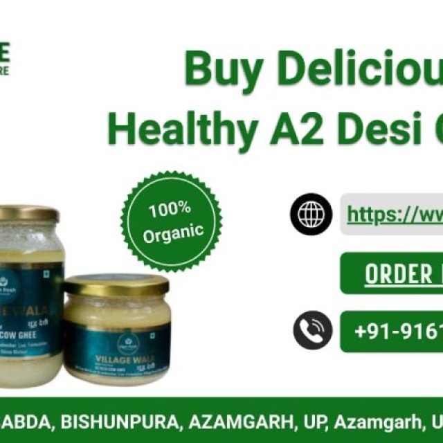 Buy Pure A2 Cow Bilona Churned Desi Ghee Online Free Delivery!