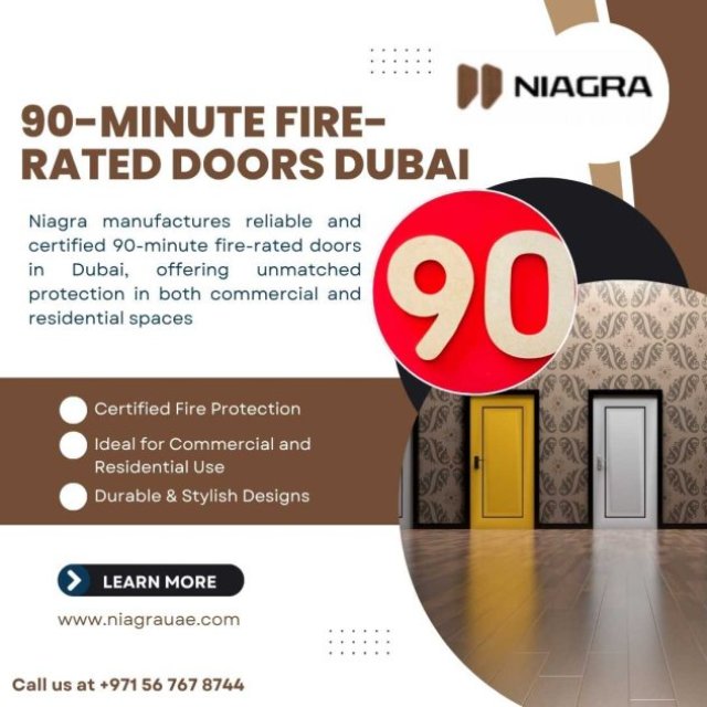 90-Minute Fire-Rated Doors in Dubai - Made by Niagra