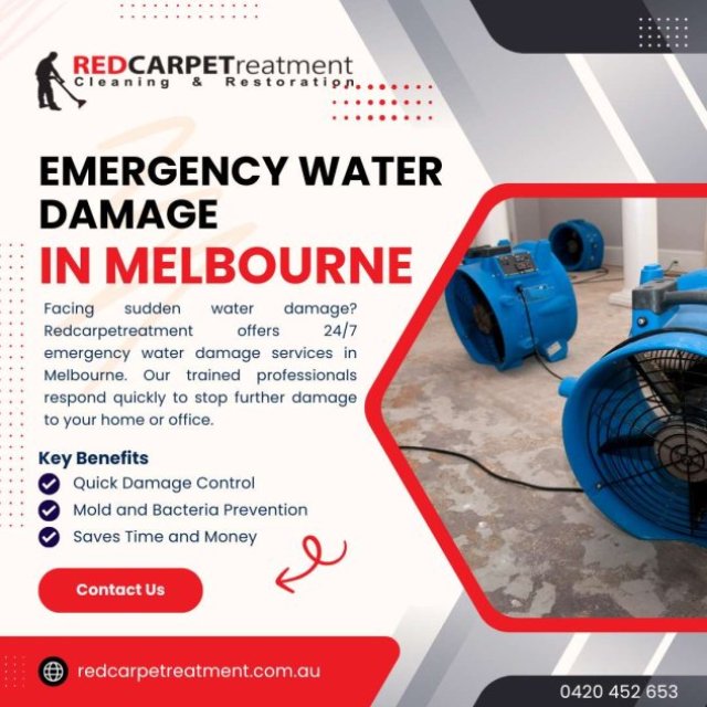 24/7 Emergency Water Damage Help in Melbourne