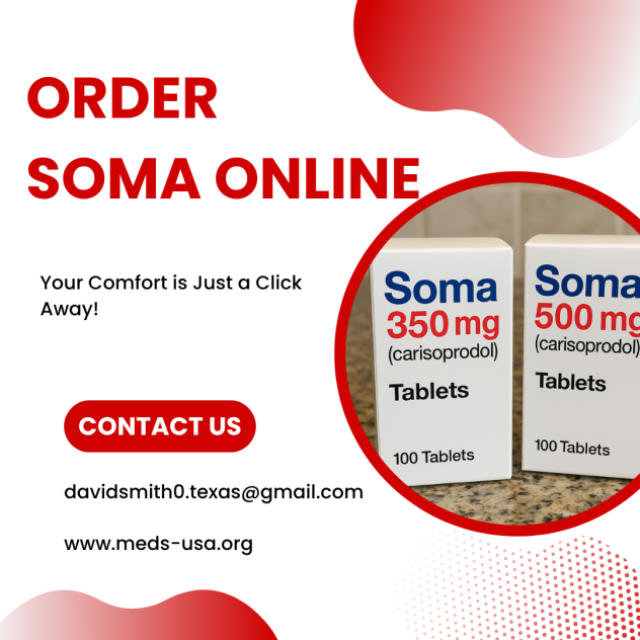 Soma 500mg Muscle Relaxer - Overnight Shipping!