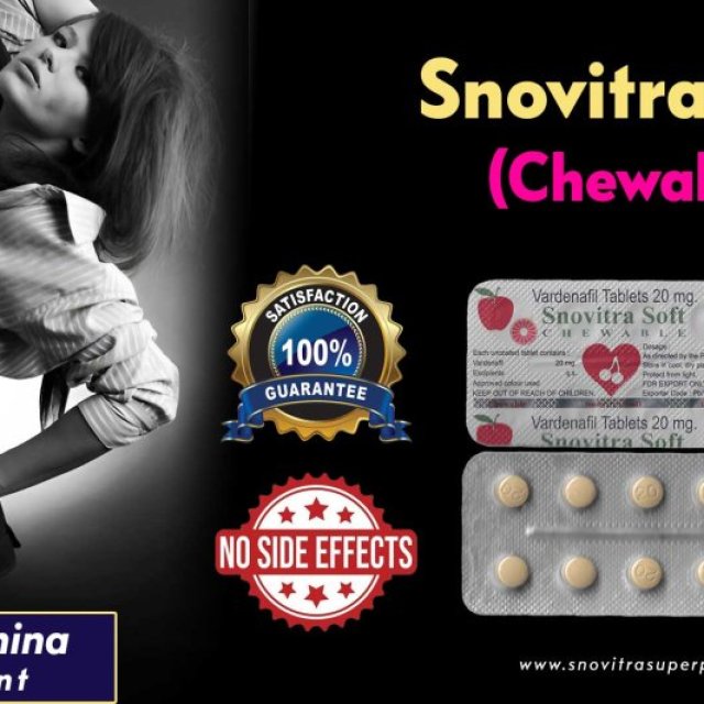 Buy Snovitra Soft - Sexual stamina supplement at very low price