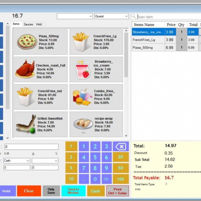 Restaurant Point of sale