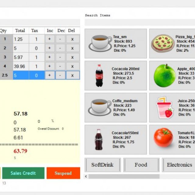 Advance Point of Sale System POS