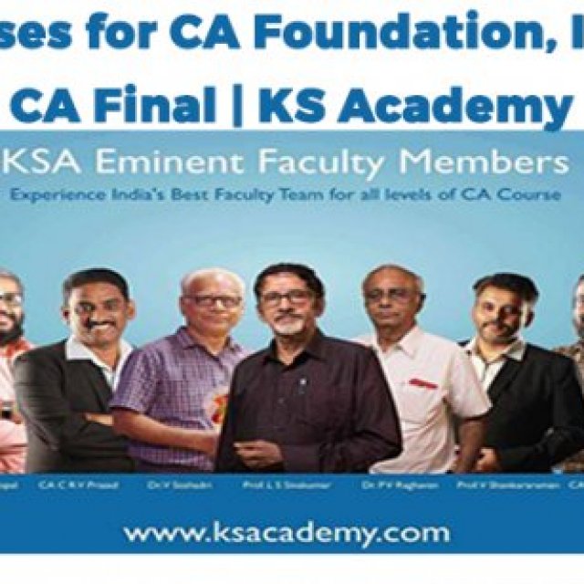 CA Online Classes for CA Foundation, Intermediate & CA Final | KS Academy