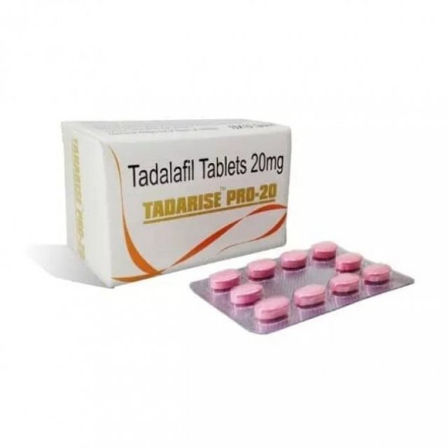 Tadarise pro 20 mg is "medium-strength" erectile dysfunction medication.