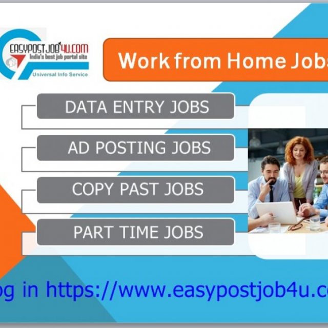 Earn money online by doing data entry, ad posting work