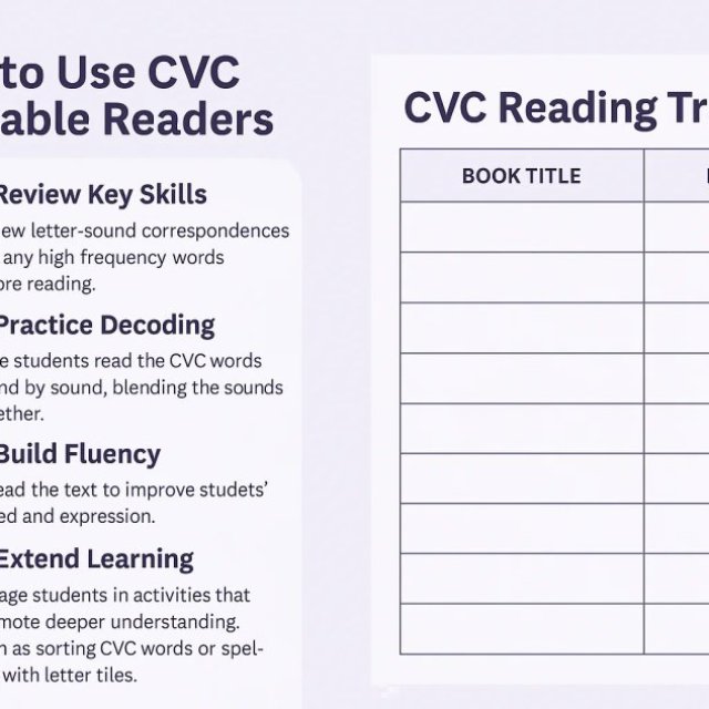 CVC Words for Early Readers: Practice and Learn Phonics Easily