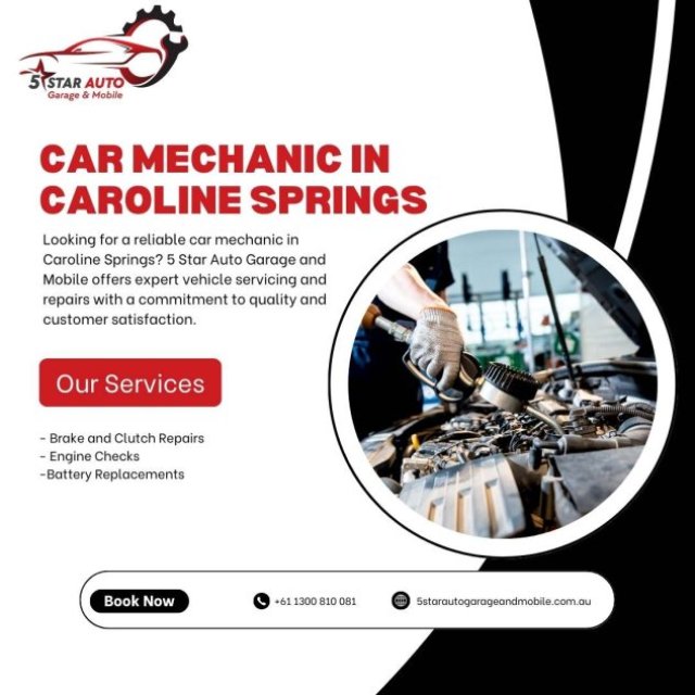 Trusted Car Mechanic in Caroline Springs - 5 Star Auto Garage