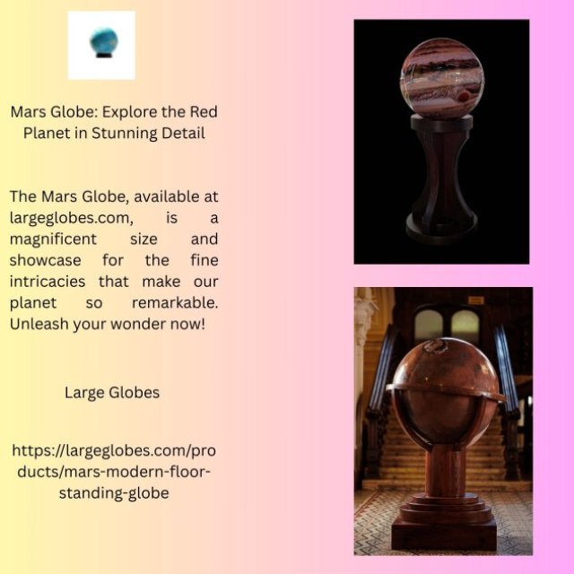 Mars Globe: Explore the Red Planet in Stunning Detail