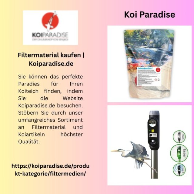 Filtermaterial kaufen | Koiparadise.de