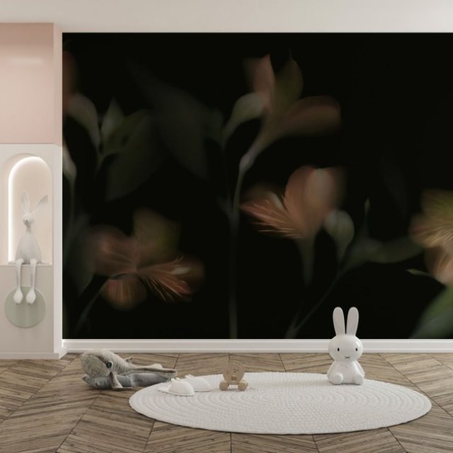 Exquisite Bold Floral Wallpaper - Timeless Elegance, Modern Impact