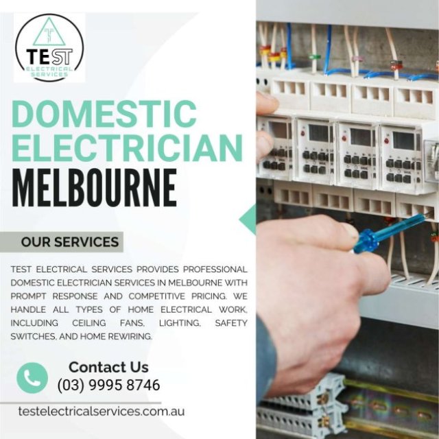 Professional Domestic Electrician Melbourne - Fast & Safe Service