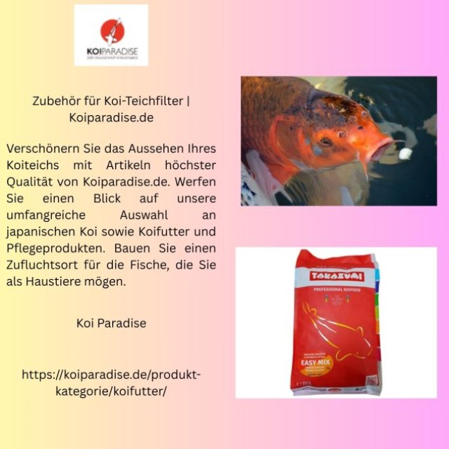 Zubehör für Koi-Teichfilter | Koiparadise.de