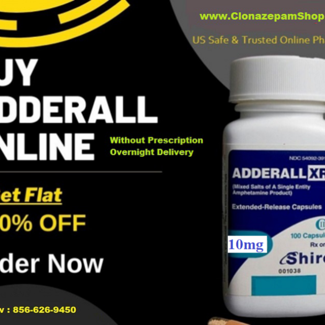 Buy Adderall 10mg Online - No RX Needed | 20% OFF + Overnight USA Delivery