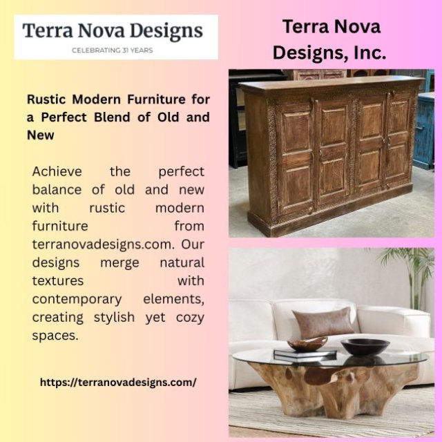 Rustic Modern Furniture for a Perfect Blend of Old and New