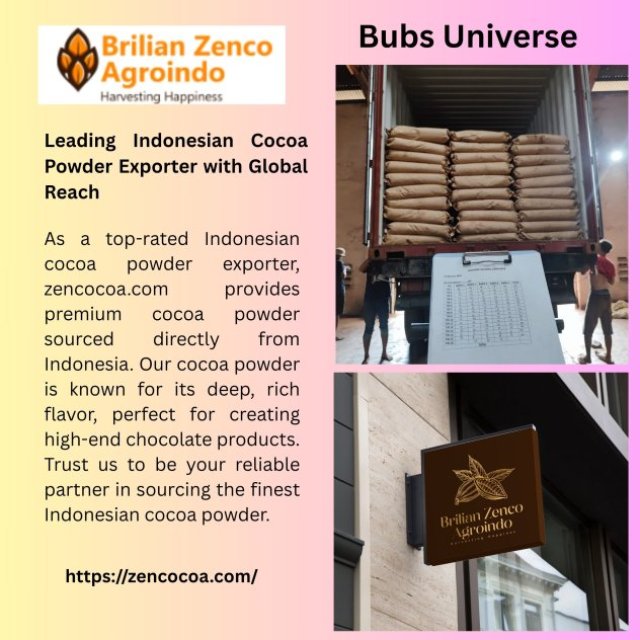 Leading Indonesian Cocoa Powder Exporter with Global Reach