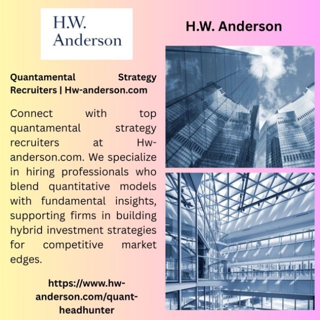 Quantamental Strategy Recruiters | Hw-anderson.com