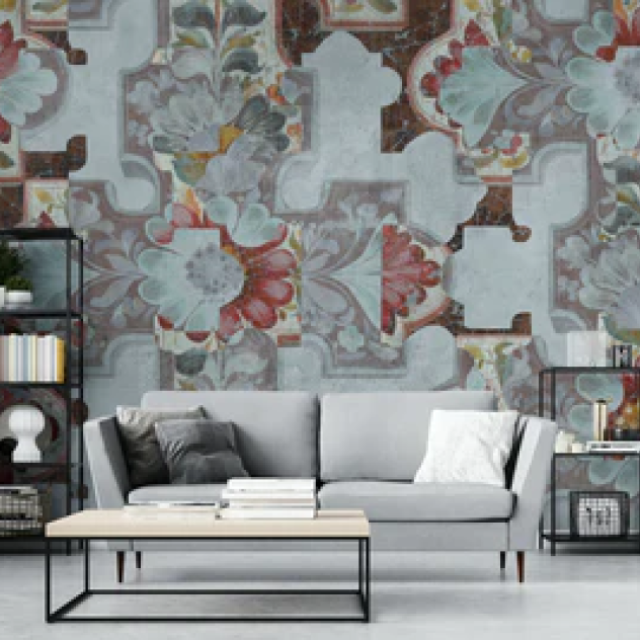 Timeless Retro Wallpaper: Perfect for Restorations and Modern Spaces!