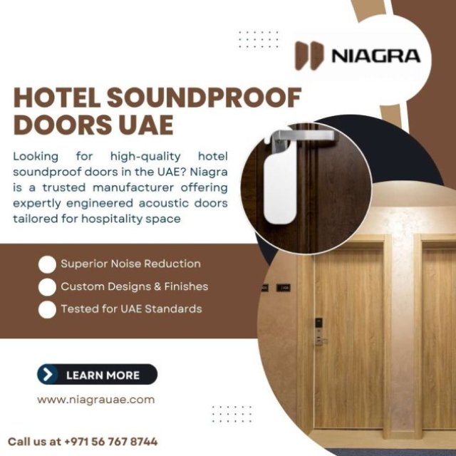 Best Hotel Soundproof Doors in UAE - Niagra Doors