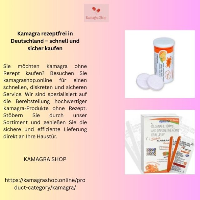 Kamagra rezeptfrei in Deutschland - schnell und sicher kaufen