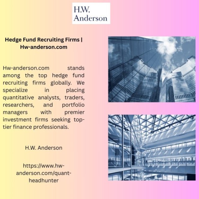 Hedge Fund Recruiting Firms | Hw-anderson.com