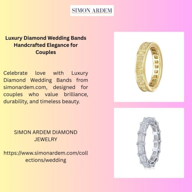 Luxury Diamond Wedding Bands Handcrafted Elegance for Couples
