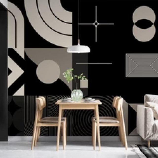 The Charm of Abstract Black White Wallpaper