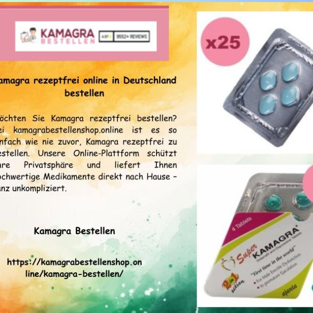 Kamagra rezeptfrei online in Deutschland bestellen