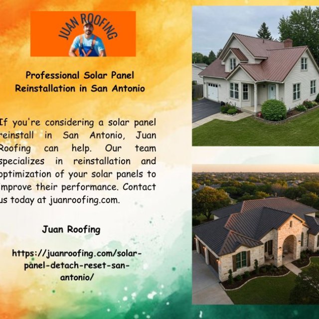 Professional Solar Panel Reinstallation in San Antonio