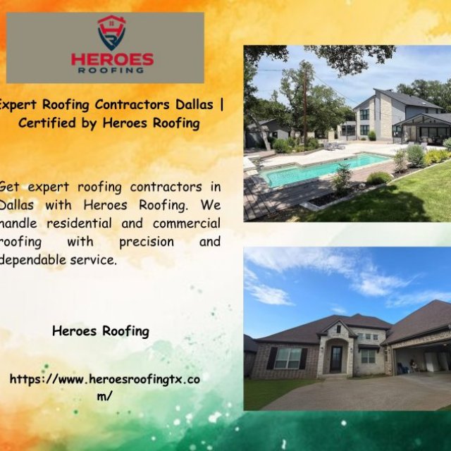 Expert Roofing Contractors Dallas | Certified by Heroes Roofing