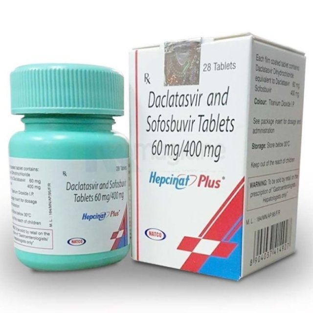 Treat hepatitis C virus with Hepcinat plus 60mg Tablet