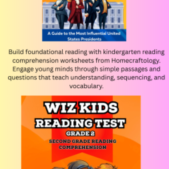 Kindergarten Reading Comprehension Worksheets for Early Literacy