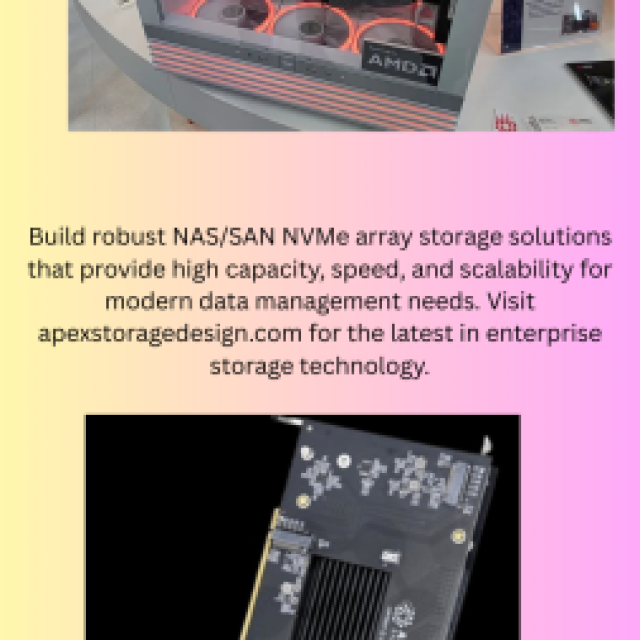 NAS/SAN NVMe Array Storage for Enterprise Environments