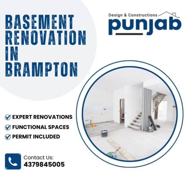 Basement Renovation Experts In Brampton - Punjab Designers