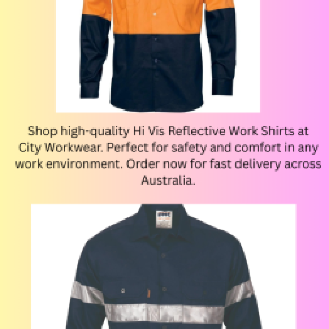 Buy Hi Vis Reflective Work Shirt Online | City Workwear
