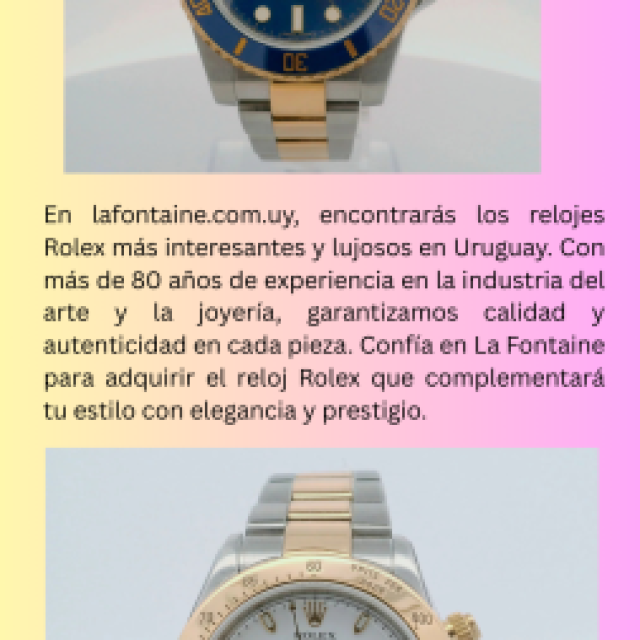 Relojes Rolex en Uruguay: Precios y Modelos Más Recientes
