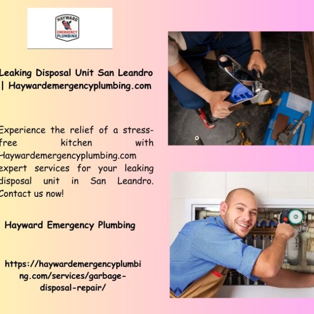 Leaking Disposal Unit San Leandro | Haywardemergencyplumbing.com