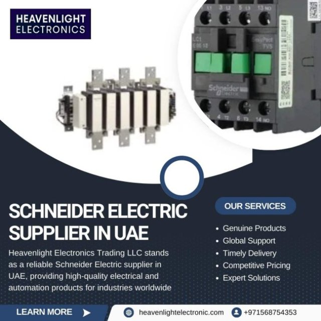 Reliable Schneider Electric Supplier in UAE - Heavenlight Electronics