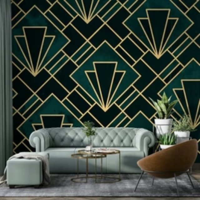 Add Glamour and Bold Style with Stunning Art Deco Wallpaper