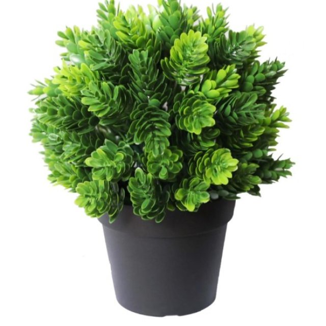 Small Potted Artificial Flowering Hop Plant - UV Resistant 20cm