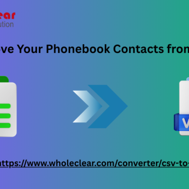 Instantly Move Your Phonebook Contacts from CSV to VCF