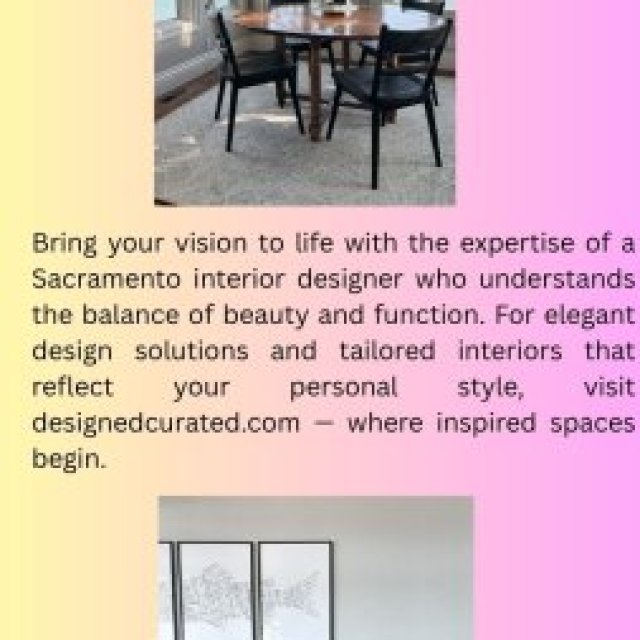 Top Sacramento Interior Designer for Custom Home and Office Interiors