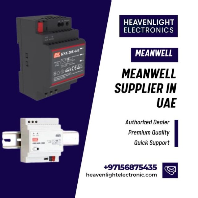 Trusted Meanwell Supplier in UAE - Heavenlight Electronics