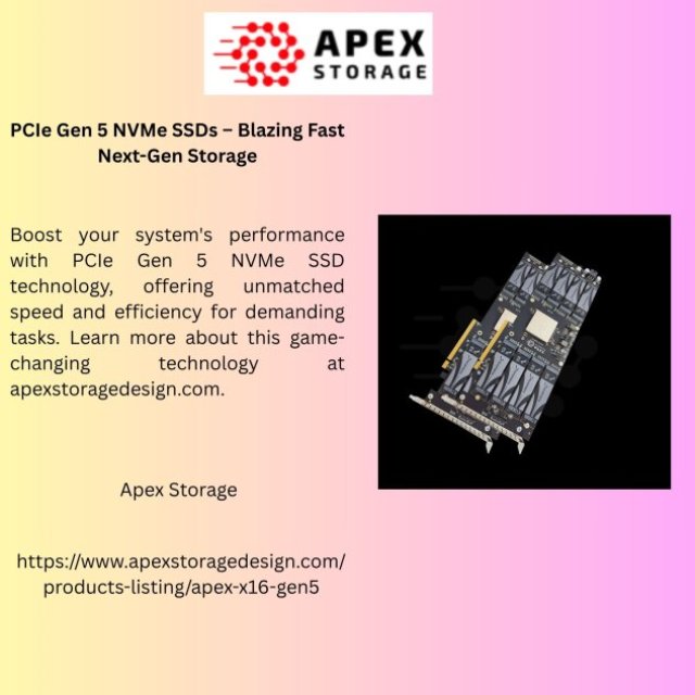 PCIe Gen 5 NVMe SSDs - Blazing Fast Next-Gen Storage