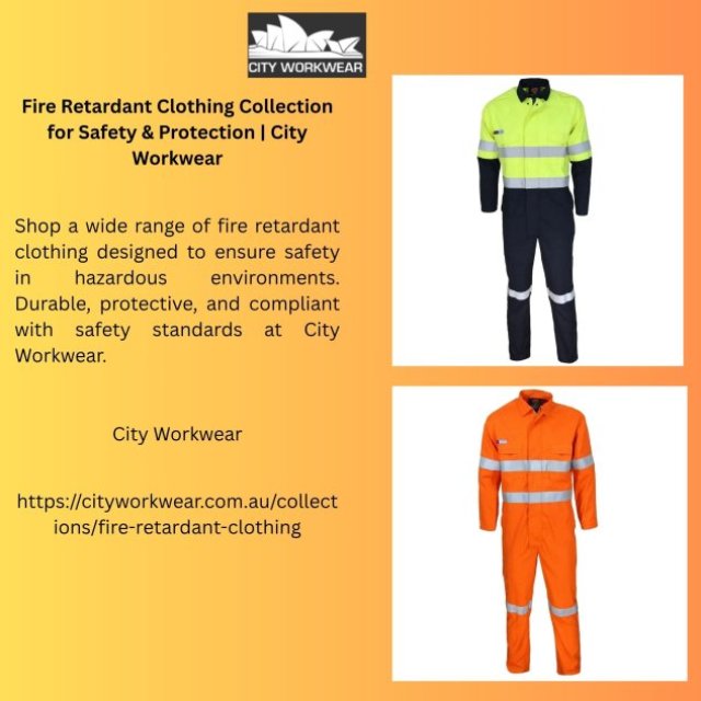 Fire Retardant Clothing Collection for Safety & Protection | City Workwear