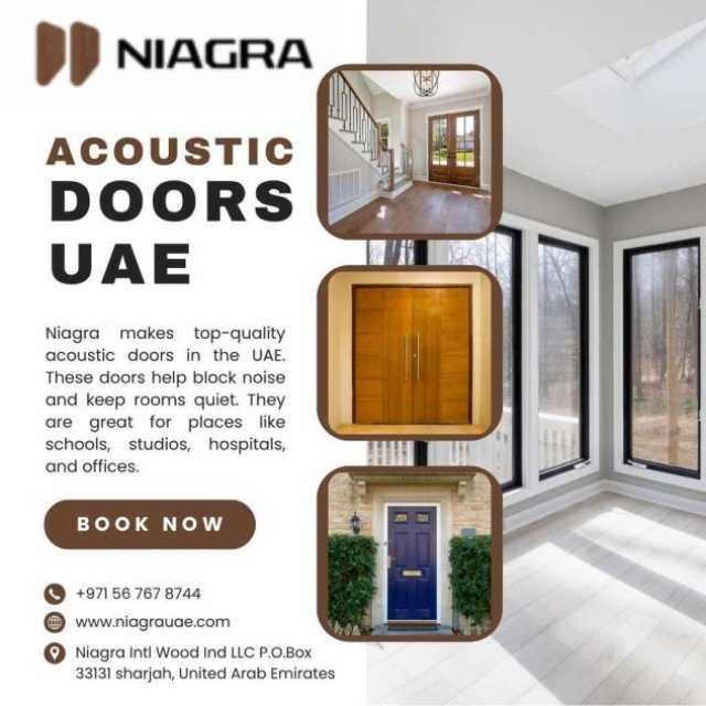 High-Performance Acoustic Doors UAE | Soundproof Solutions by Niagra