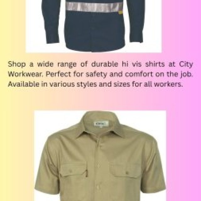 Buy High-Quality Hi Vis Shirts Online | City Workwear